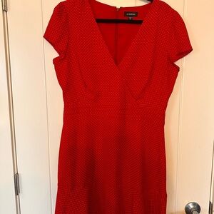 Le Chateau Red Midi Dress